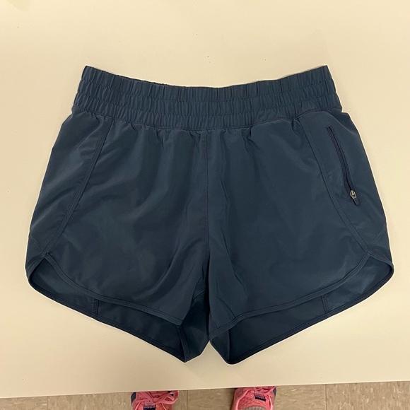 CRZ YOGA Dark Blue Athletic Shorts - Picture 1 of 5